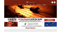 Desktop Screenshot of gazetecilercemiyeti.org.tr
